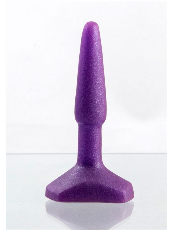 Фиолетовый анальный стимулятор Small Anal Plug Purple - 12 см.