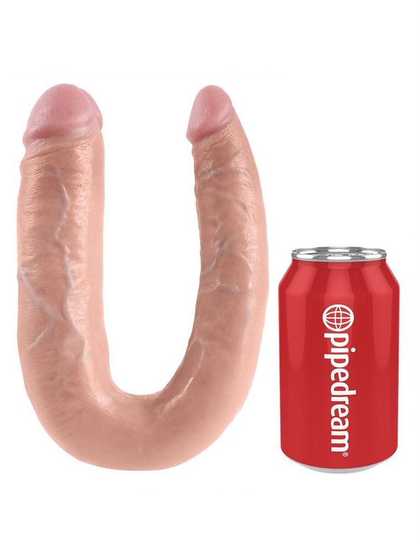 Двусторонний фаллоимитатор U-Shaped Large Double Trouble (44,4 см)
