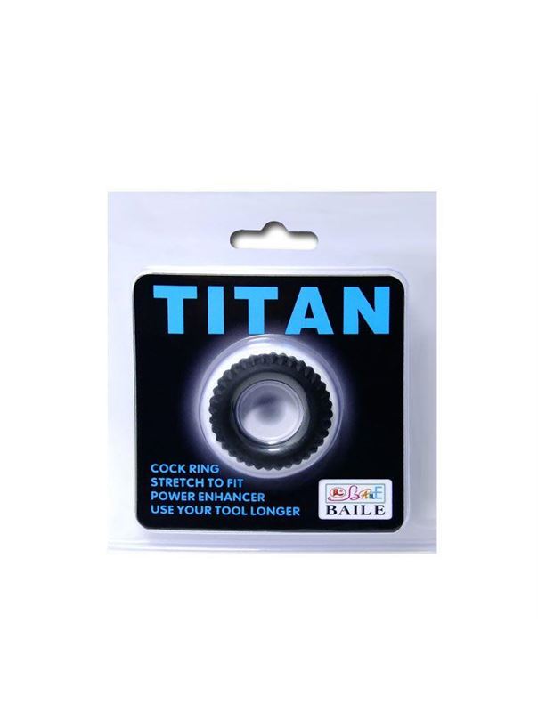 Эреционное кольцо с ребрышками Titan
