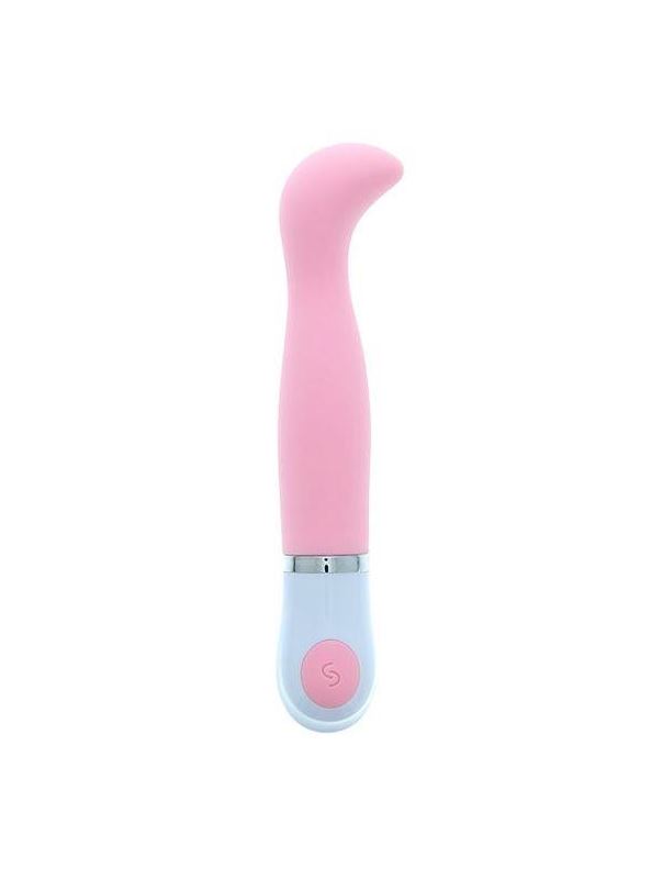 Розовый G-стимулятор G-SPOT WRANGLER с вибрацией