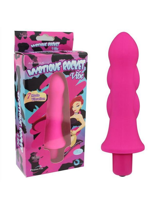 Розовый мини-вибратор Mystique Rocket Vibe (12,7 см)