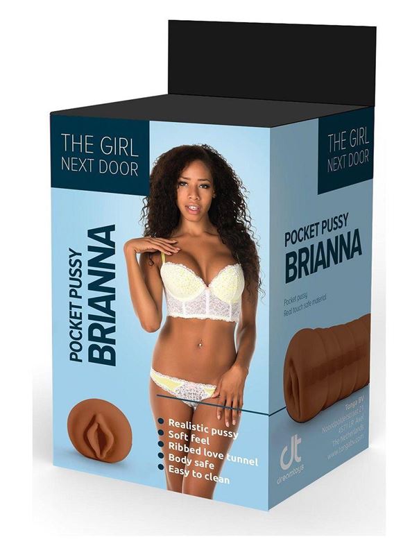Коричневый мастурбатор вагина BRIANNA