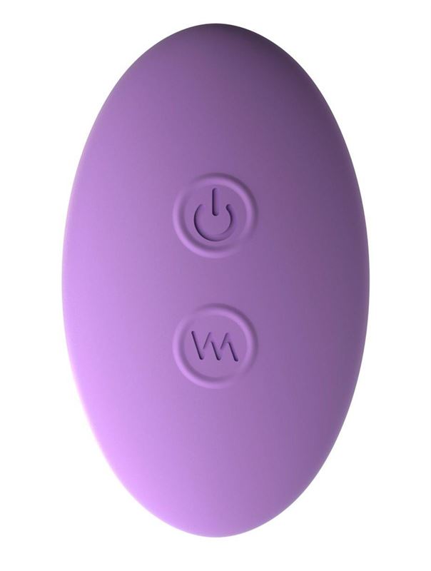 Фиолетовый компактный вибростимулятор Remote Silicone Please-Her
