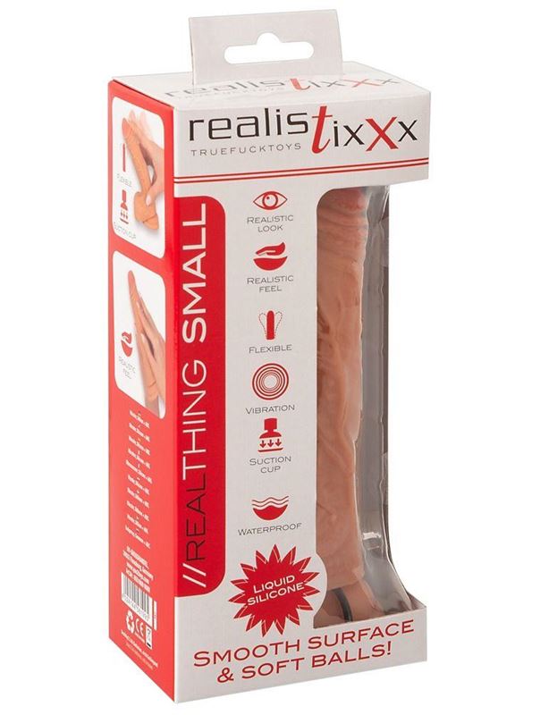 Телесный вибратор реалистик Real Thing Small (18,6 см)