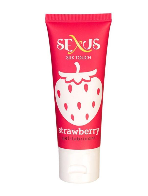 Гель-смазка с ароматом клубники Silk Touch Stawberry (50 мл)