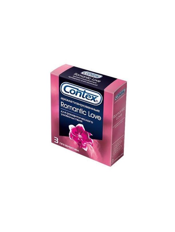 Презервативы с ароматом CONTEX Romantic - 3 шт.