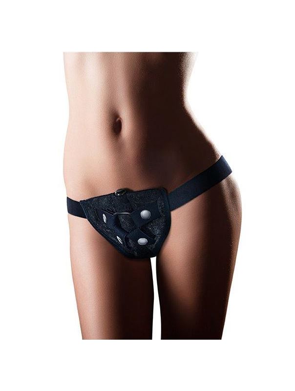 Черные трусики для страпона LOVELACE HARNESS