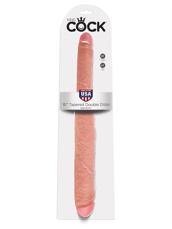 Двусторонний дилдо 16" Tapered Double Dildo (40,6 см)