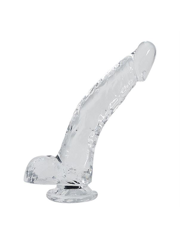 Прозрачный фаллоимитатор на присоске Stallion Jelly Dildo (22 см)