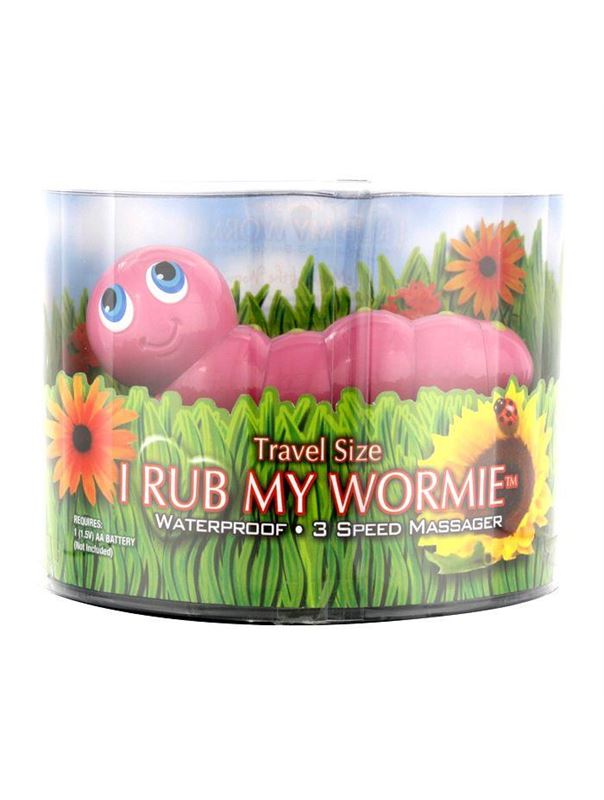 Вибратор-гусеница I Rub My Wormie Pink