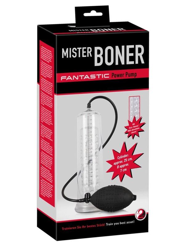 Помпа для пениса Mister Boner Fantastic - 22 см.