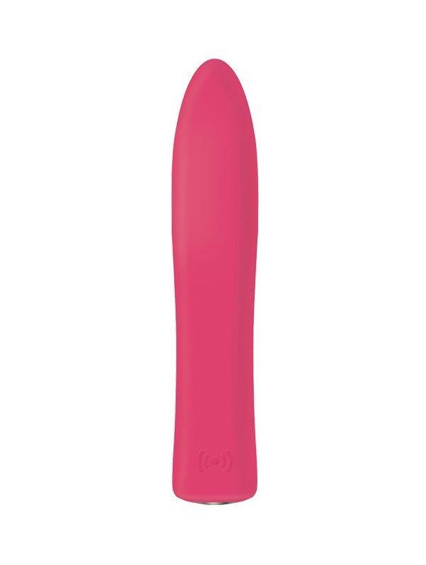 Розовая вибропуля SENSOR TOUCH BULLET (12 см)