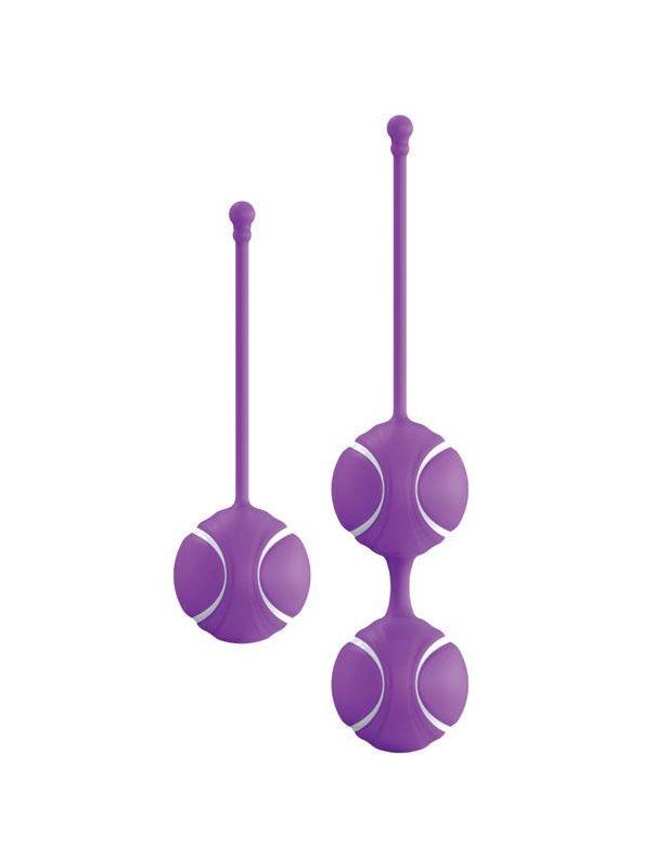 Набор фиолетовых вагинальных шариков O-balls Set
