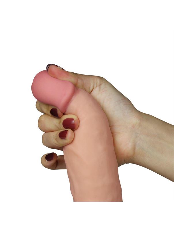 Телесный вибратор реалистик Ultra Soft Dude 8.5 (20 см)
