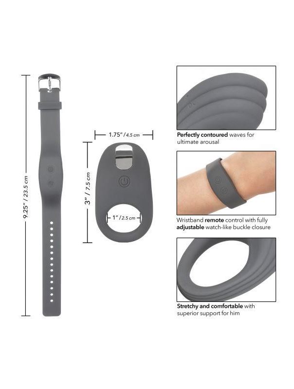 Серый вибронабор Silicone Remote Adventure Set