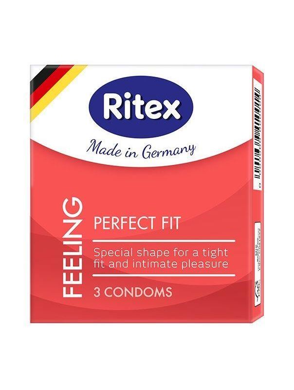 Презервативы анатомической формы с накопителем RITEX PERFECT FIT (3 шт)