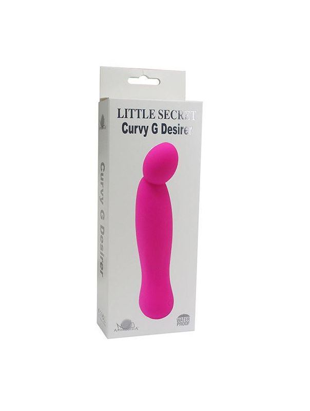 Розовый вибратор LITTLE SECRET классической формы (16,5 см)