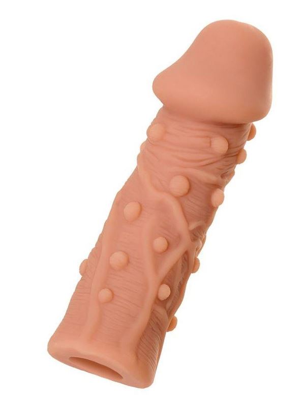 Насадка фаллического вида с венками и шишечками Extreme Sleeve 006 L-size (16,4 см)