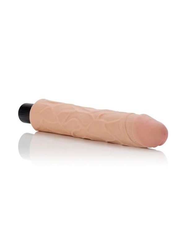 Реалистичный телесный вибратор Ez Bend Stud - 20 см.