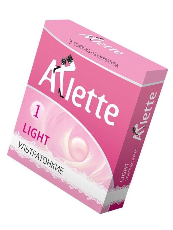 Ультратонкие презервативы Arlette Light (3 шт)