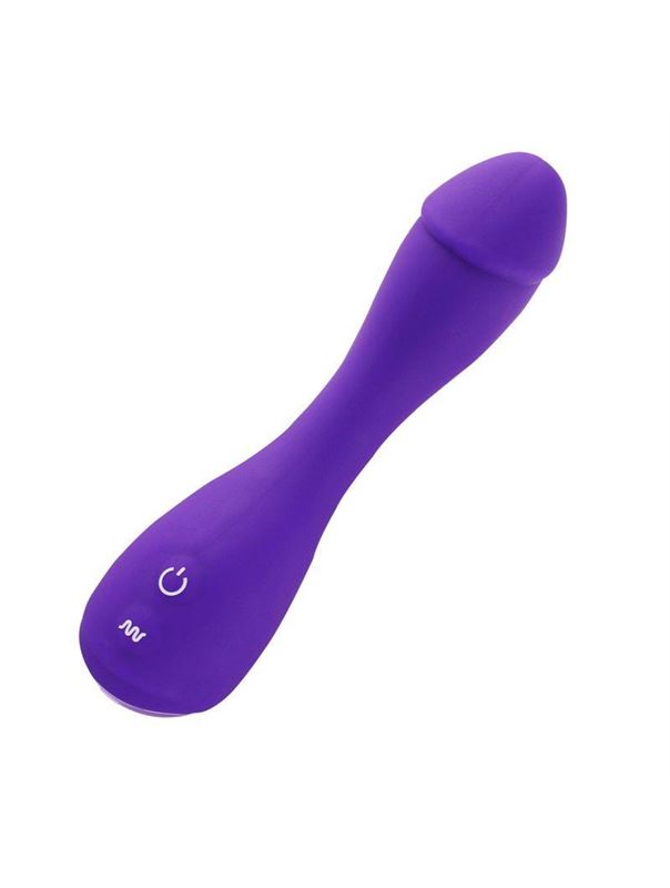 Фиолетовый вибратор Devil Dick (16 см)