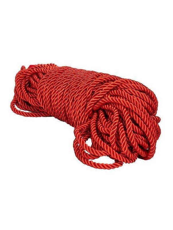 Красная веревка для связывания BDSM Rope (30 м)