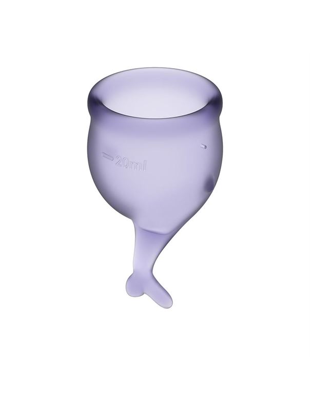 Набор фиолетовых менструальных чаш Feel Secure Menstrual Cup