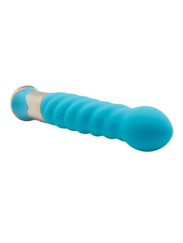 Голубой вибратор ротатор ECSTASY Deluxe Charismatic Vibe (21 см)