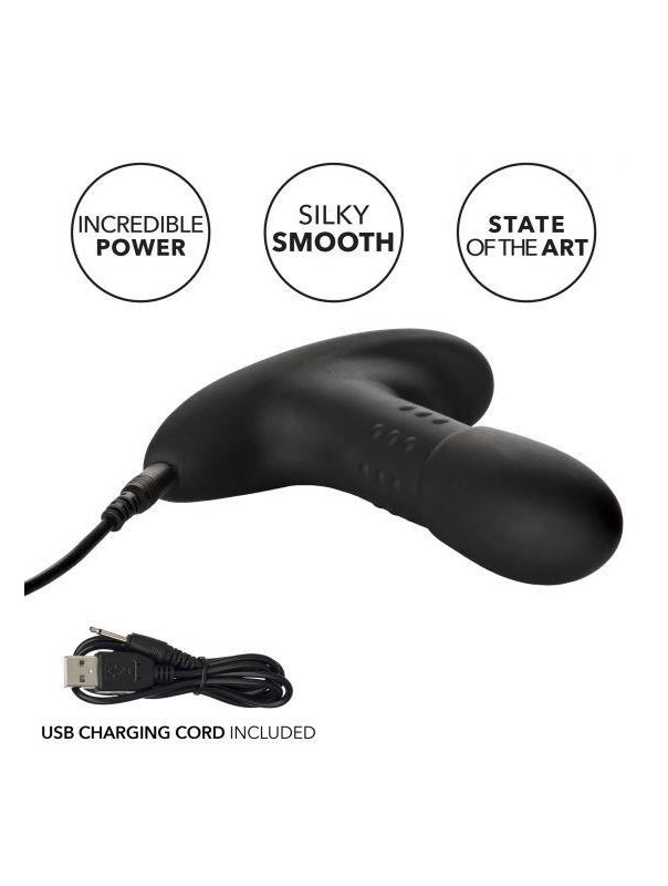 Черный массажер простаты Eclipse Beaded Probe (12,75 см)