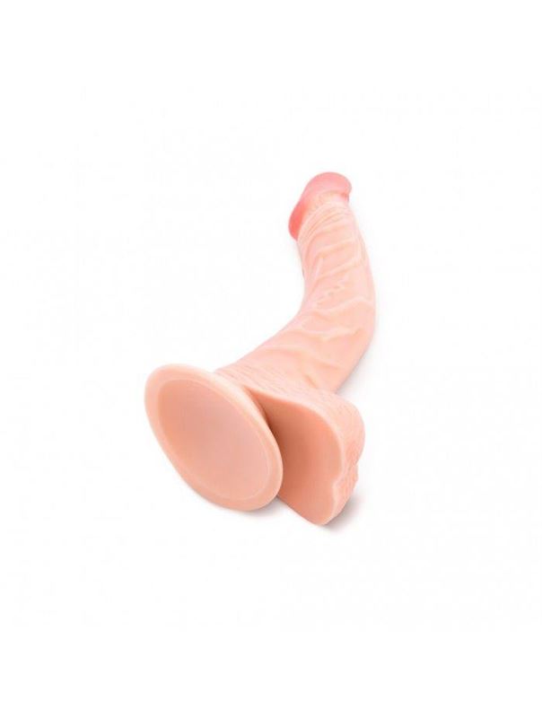 Телесный фаллоимитатор реалистик Pink Vibe (21 см)