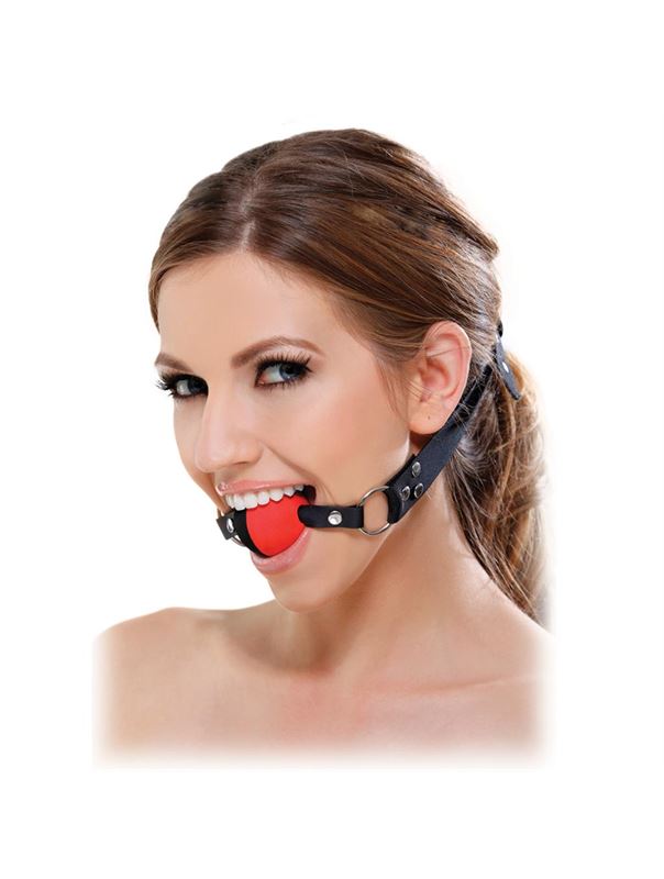 Красный кляп Two Tone Ball Gag