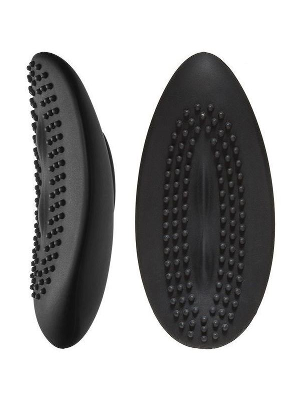 Черная рельефная вкладка в трусики Body Bling Bliss Rechargeable Mini-Vibe