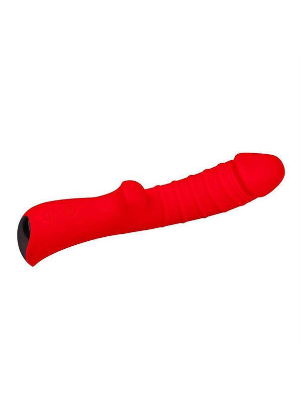 Красный вибратор 5" Silicone Wild Passion (19,1 см)