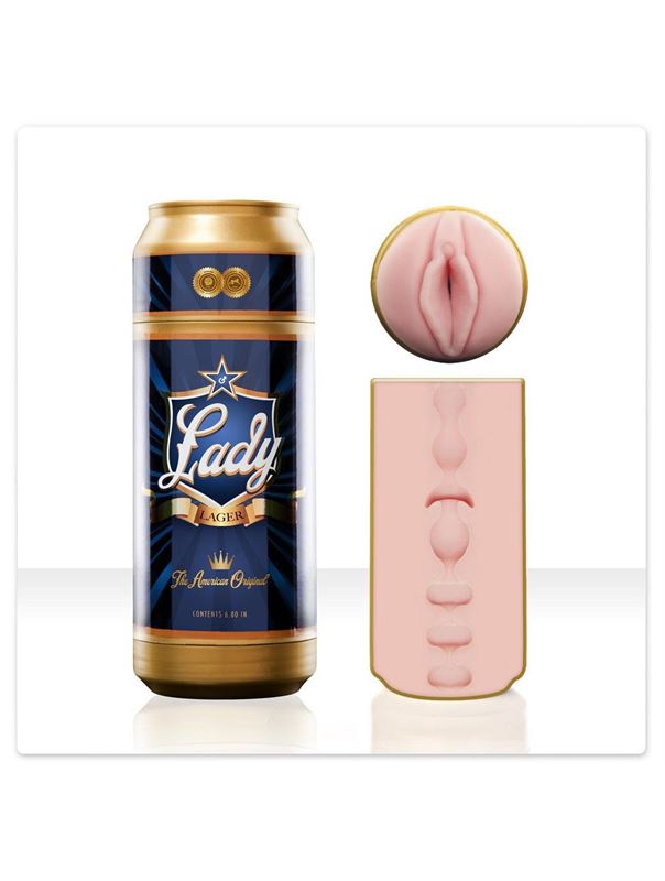 Необычный мастурбатор-вагина в банке Fleshlight - Lady Lager