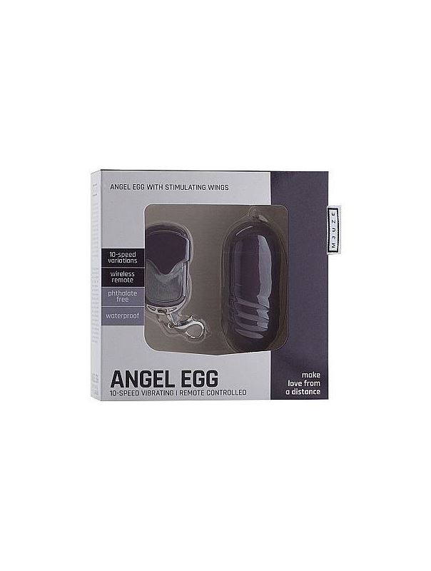 Фиолетовое виброяйцо Angel Egg с пультом ДУ