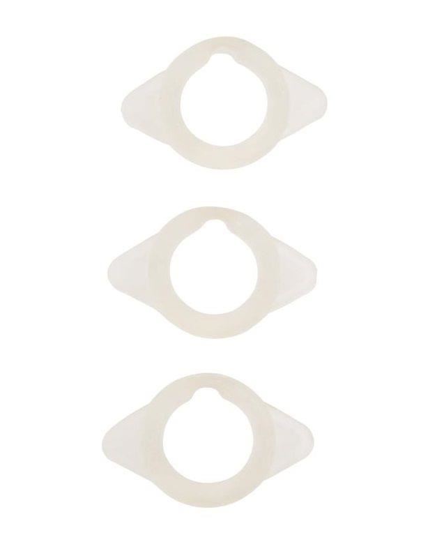 Набор из 3 больших вытянутых эрекционных колец Love Rings