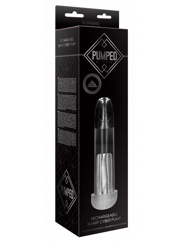 Прозрачная помпа Rechargeable Smart Cyber Pump with sleeve