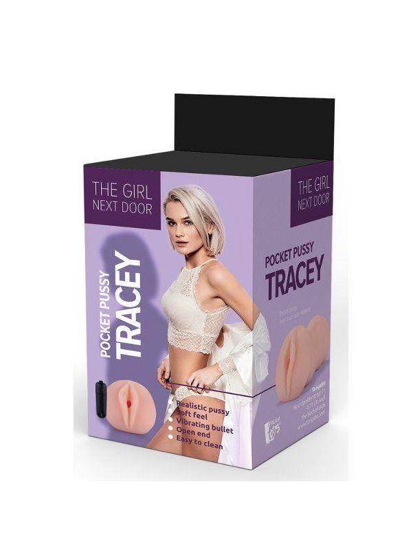 Телесный мастурбатор вагина Tracey с вибрацией