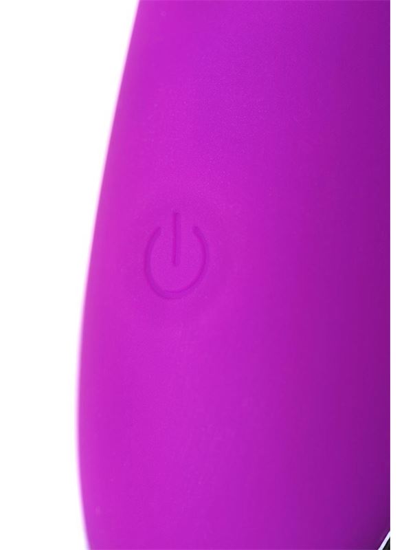 Фиолетовый вибратор с ресничками JOS - DESI (18,5 см)