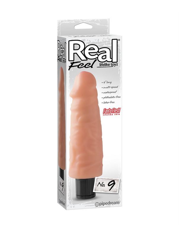 Реалистичный вибромассажер Real Feel №9 (19 см)