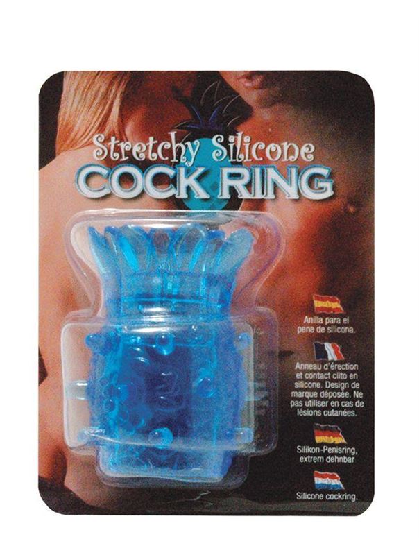 Насадка на пенис в виде распускающегося цветка SILICON TICKLER COCK RING