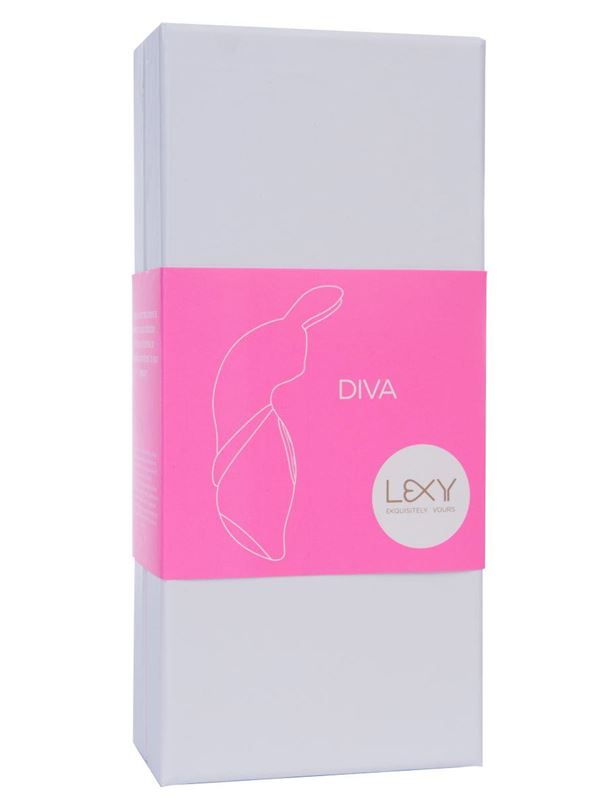 Розовый вибратор Diva с усиками - 15 см.