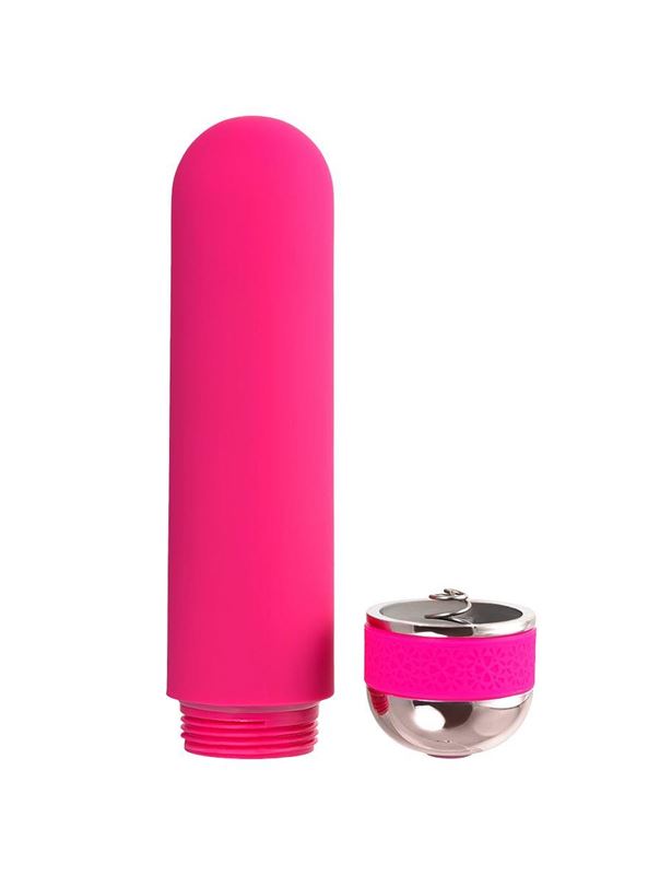 Розовый нереалистичный мини-вибратор Mastick Mini (13 см)