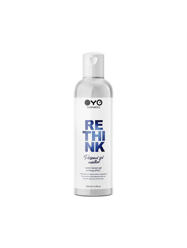 Увлажняющий гель на водной основе с пролонгирующим эффектом OYO Personal Gel Menthol (200 мл)