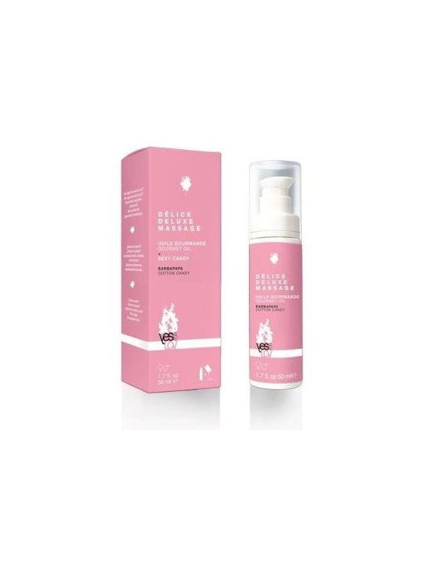 Массажное масло для тела DELICE DELUXE MASSAGE COTTON CANDY (50 мл)