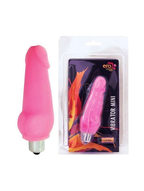 Розовый мини вибратор Vibrator Mini (9,5 см)