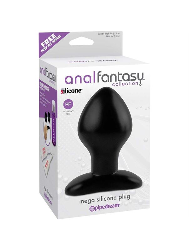 Большая анальная пробка для фистинга Mega Silicone Plug (12,5 см)