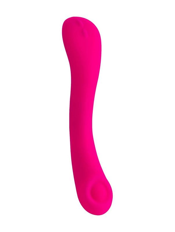 Ярко-розовый вибратор Lovense Osci 2 (22 см)