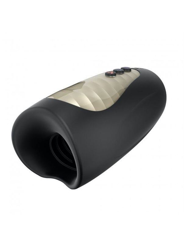 Черный мастурбатор Man Wand Pump One