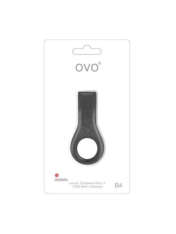 Эрекционное кольцо серое OVO B4